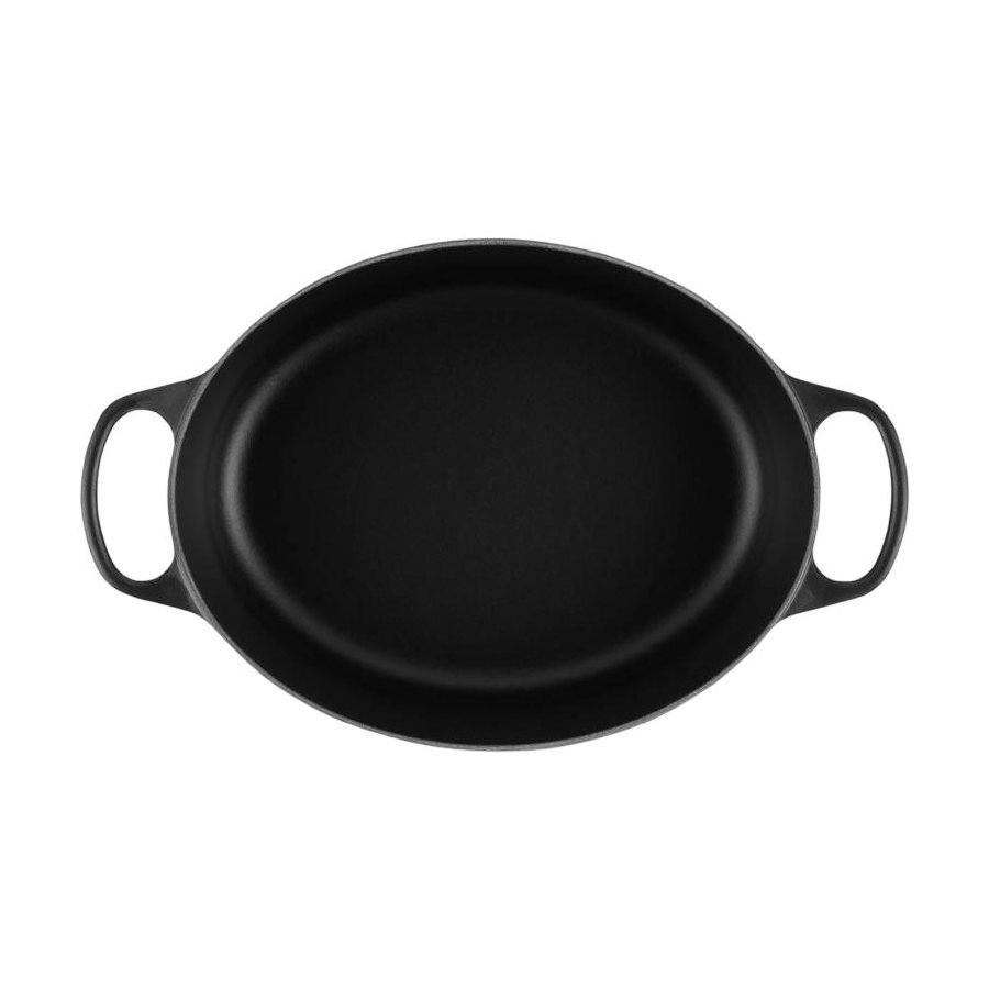Le Creuset Signature Oval St�bejernsgryde 31 cm/6,3 L, Matte Black