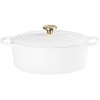 Le Creuset Signature Oval St�bejernsgryde 31 cm/6,3 L, White