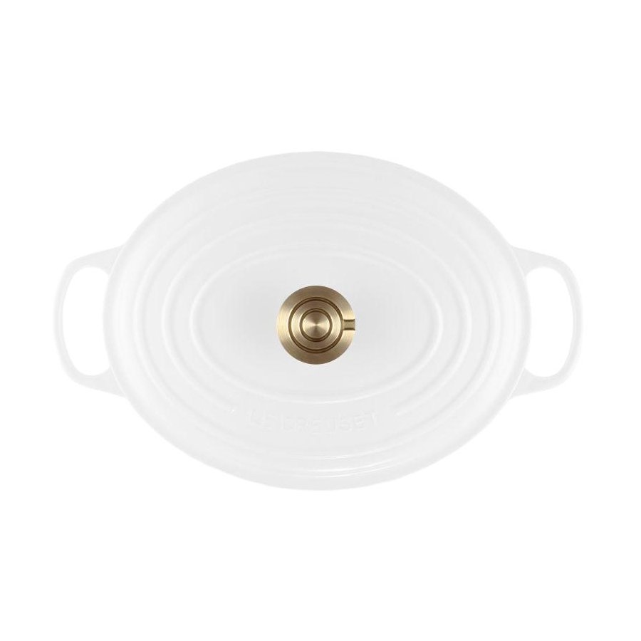 Le Creuset Signature Oval St�bejernsgryde 31 cm/6,3 L, White