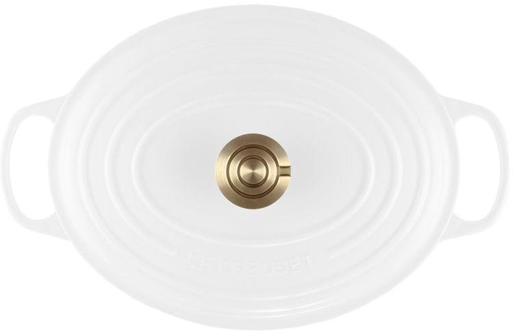 Le Creuset Signature Oval St�bejernsgryde 31 cm/6,3 L, White