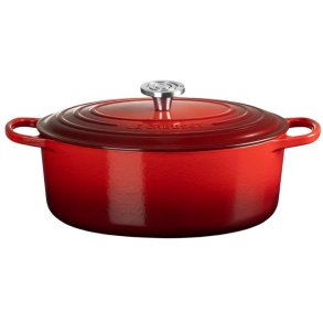 Le Creuset Signature Oval St�bejernsgryde 31 cm/6,3 L, Cerise