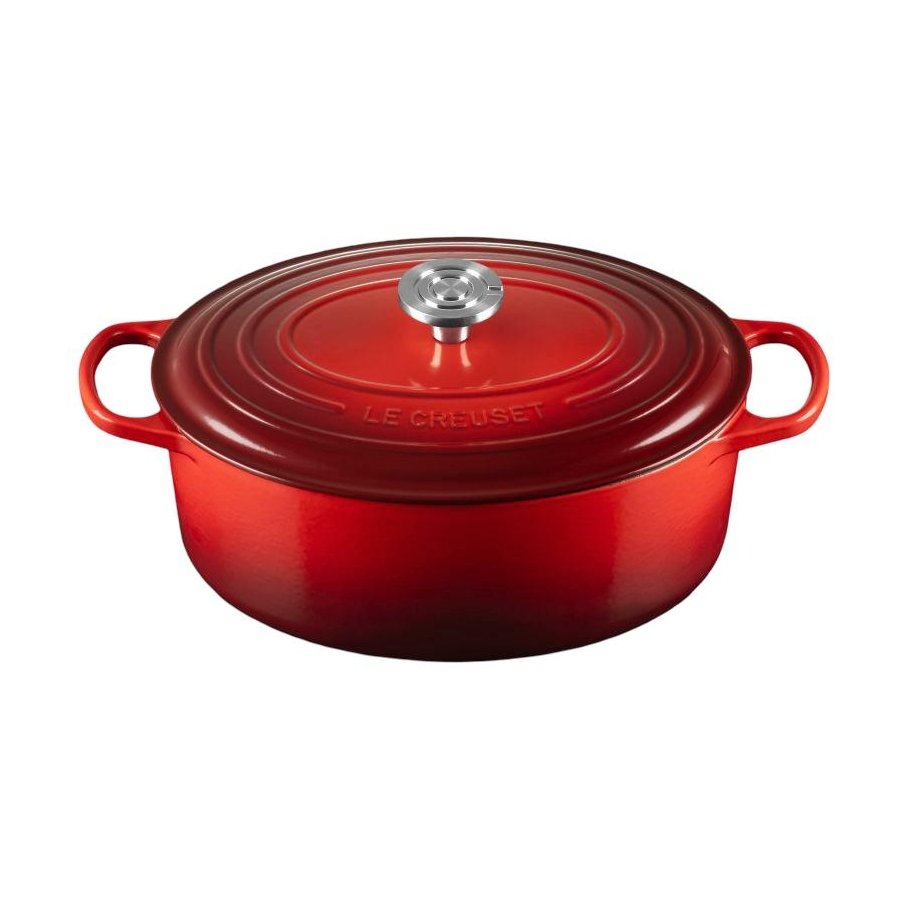 Le Creuset Signature Oval St�bejernsgryde 31 cm/6,3 L, Cerise