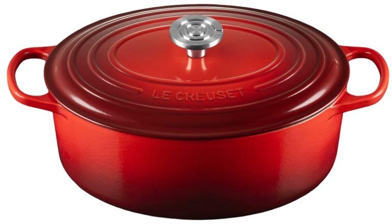 Le Creuset Signature Oval St�bejernsgryde 31 cm/6,3 L, Cerise