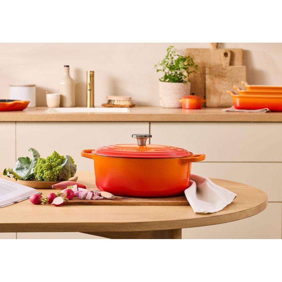 Le Creuset Signature Oval St�bejernsgryde 31 cm/6,3 L, Volcanic
