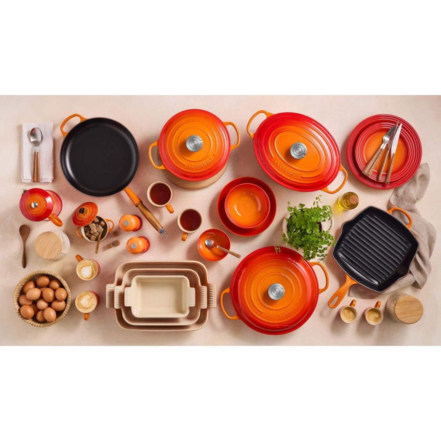 Le Creuset Signature Oval St�bejernsgryde 31 cm/6,3 L, Volcanic