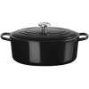 Le Creuset Signature Oval St�bejernsgryde 31 cm/6,3 L, Black