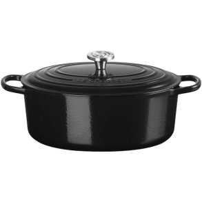 Le Creuset Signature Oval St�bejernsgryde 31 cm/6,3 L, Black