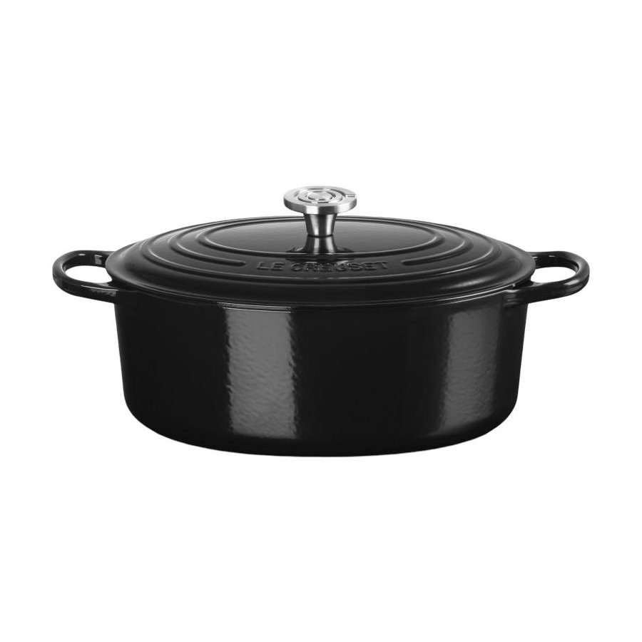 Le Creuset Signature Oval St�bejernsgryde 31 cm/6,3 L, Black