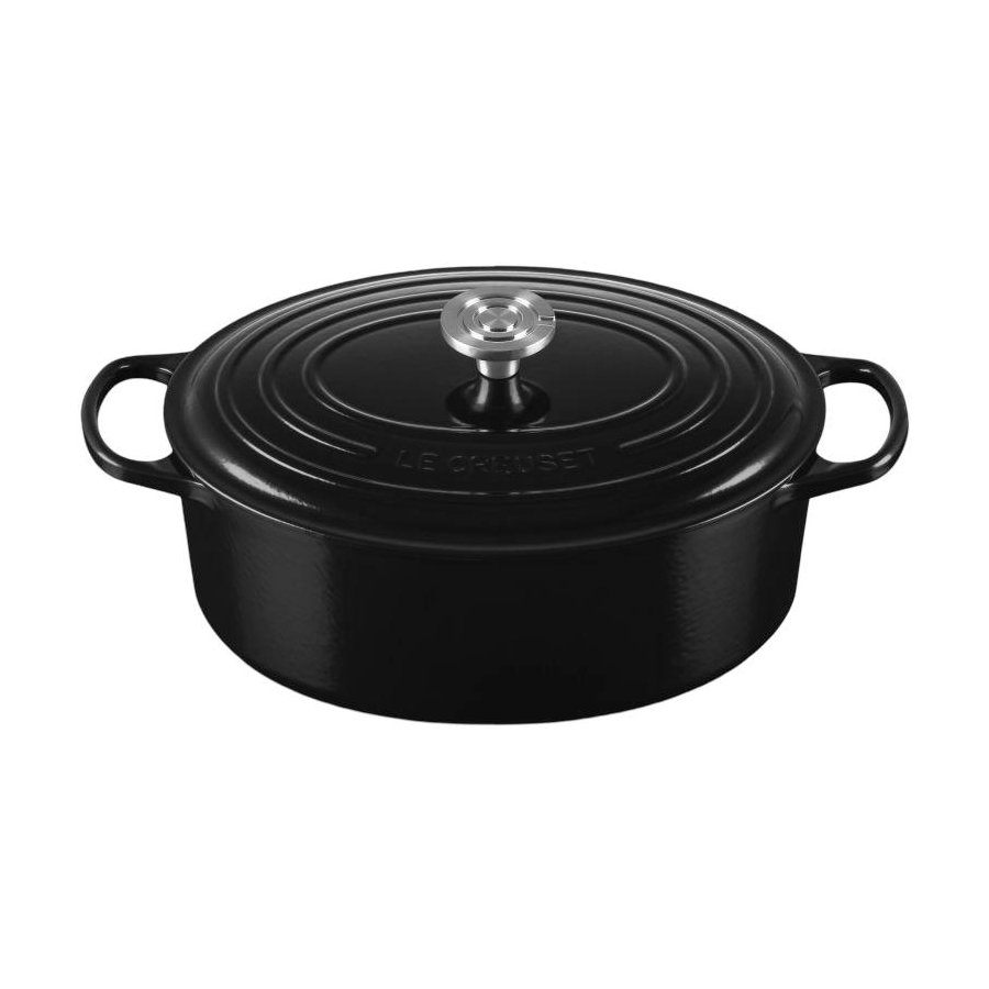 Le Creuset Signature Oval St�bejernsgryde 31 cm/6,3 L, Black