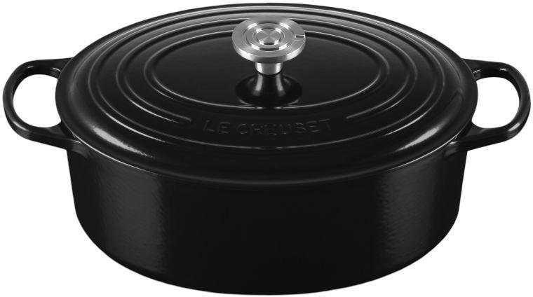 Le Creuset Signature Oval St�bejernsgryde 31 cm/6,3 L, Black
