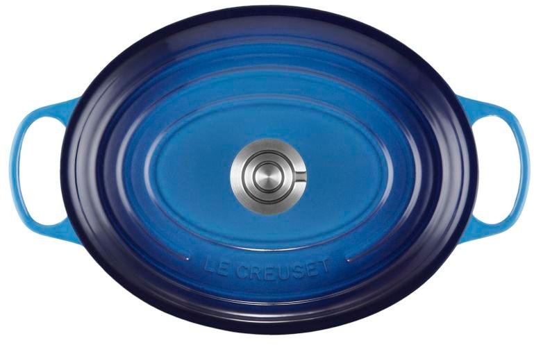 Le Creuset Signature Oval St�bejernsgryde 31 cm/6,3 L, Azure