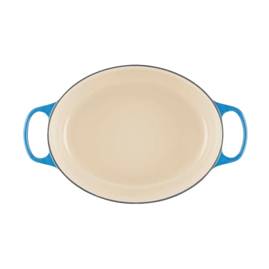 Le Creuset Signature Oval St�bejernsgryde 31 cm/6,3 L, Azure