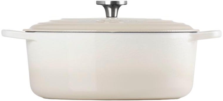 Le Creuset Signature Oval St�bejernsgryde 31 cm/6,3 L, Meringue