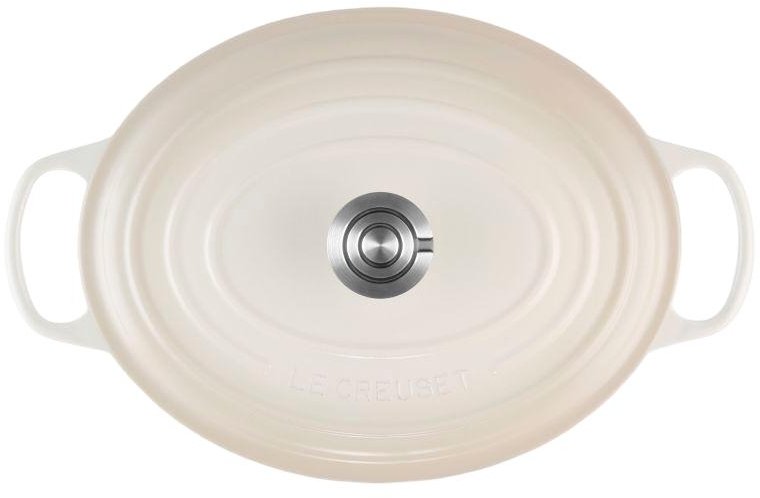 Le Creuset Signature Oval St�bejernsgryde 31 cm/6,3 L, Meringue