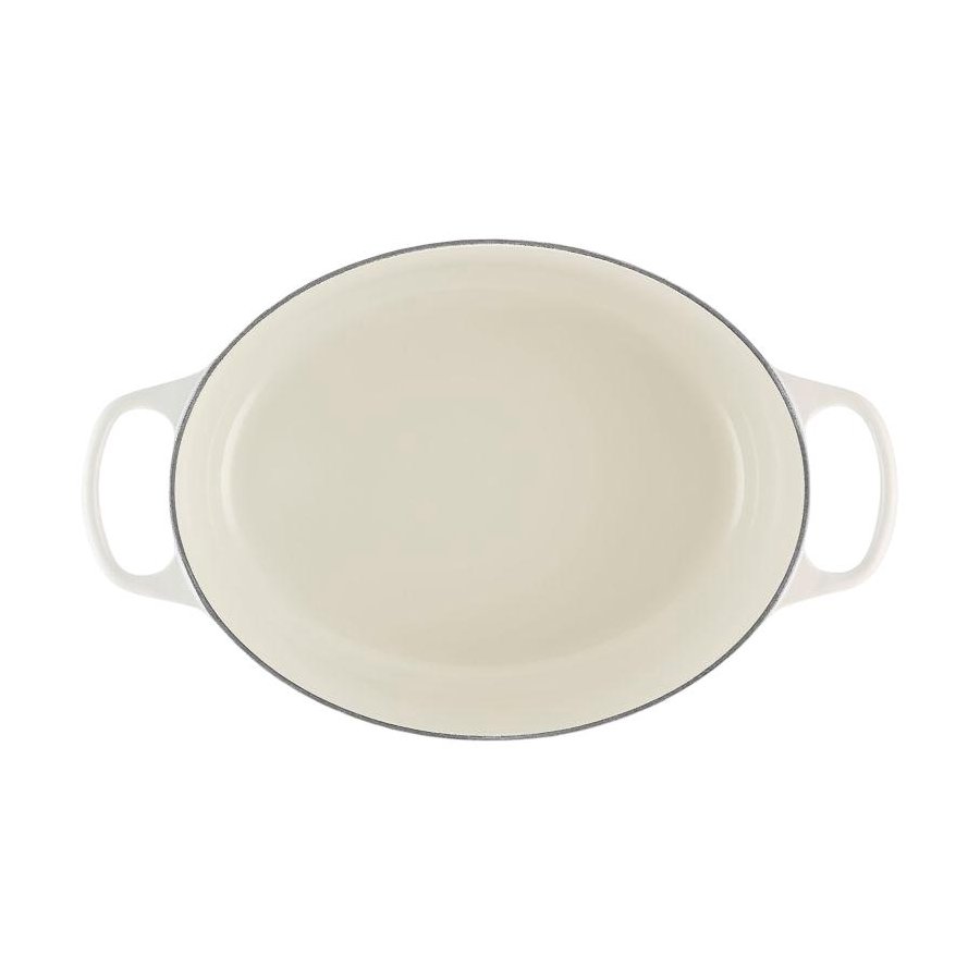 Le Creuset Signature Oval St�bejernsgryde 31 cm/6,3 L, Meringue