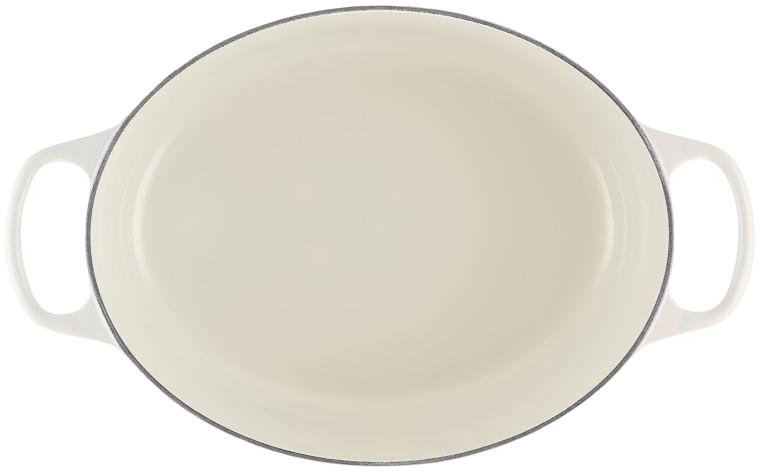 Le Creuset Signature Oval St�bejernsgryde 31 cm/6,3 L, Meringue