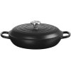 Le Creuset Classic Buffetgryde m. Glasl�g 30 cm/3,5 L, Matte Black