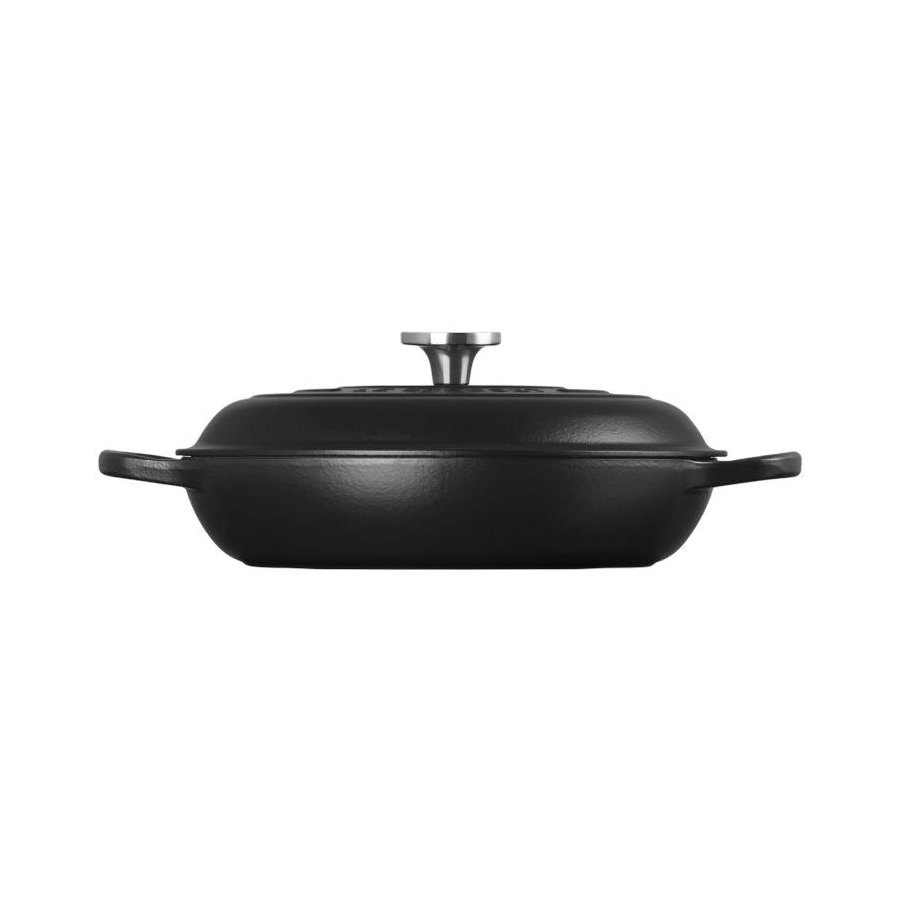 Le Creuset Classic Buffetgryde m. Glasl�g 30 cm/3,5 L, Matte Black