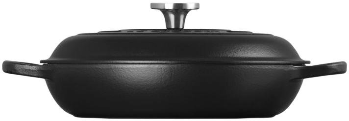 Le Creuset Classic Buffetgryde m. Glasl�g 30 cm/3,5 L, Matte Black
