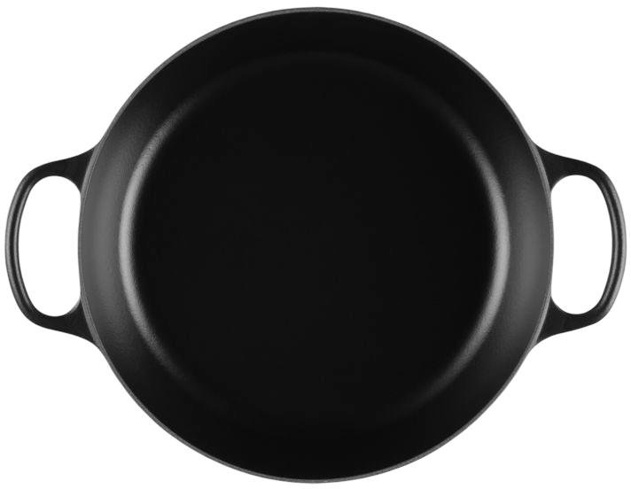 Le Creuset Classic Buffetgryde m. Glasl�g 30 cm/3,5 L, Matte Black