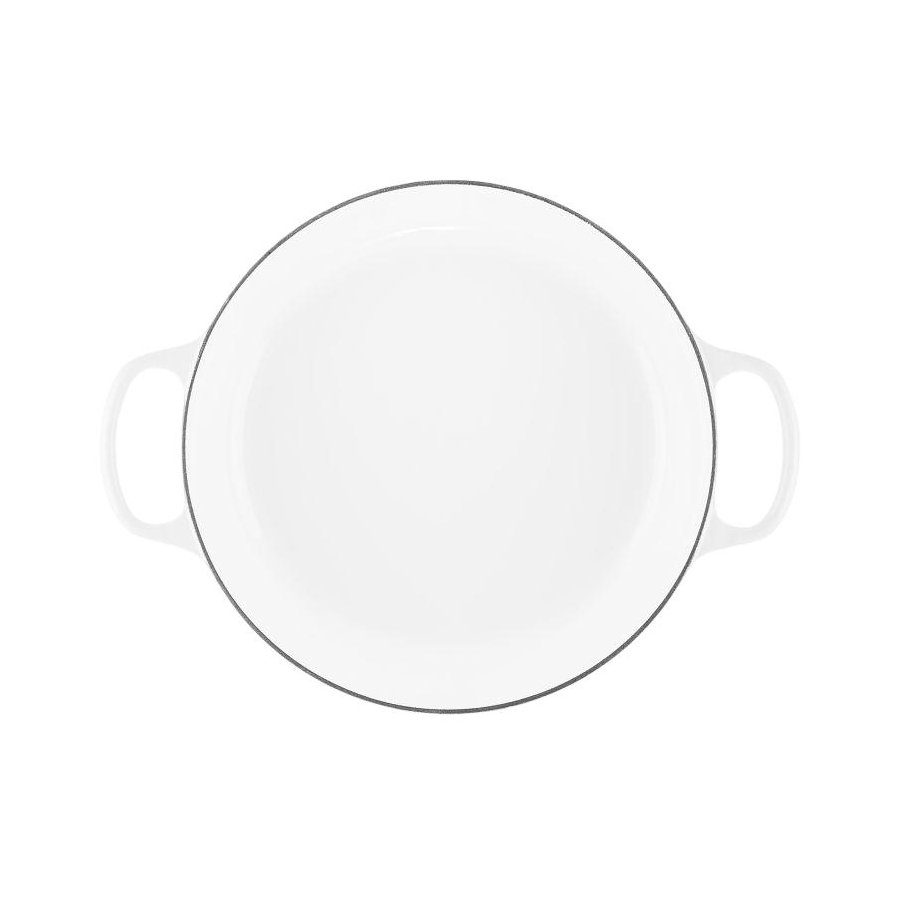 Le Creuset Classic Buffetgryde m. Glasl�g 30 cm/3,5 L, White