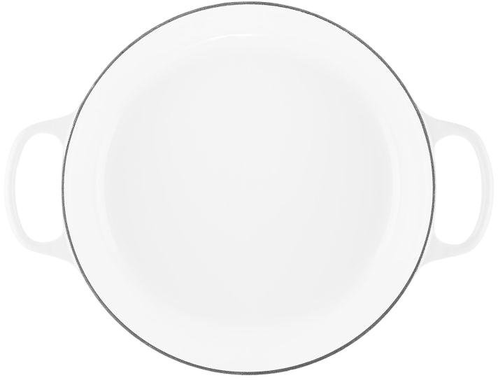 Le Creuset Classic Buffetgryde m. Glasl�g 30 cm/3,5 L, White