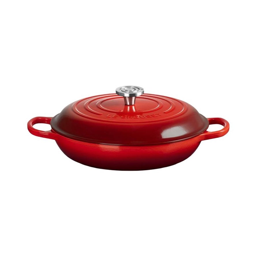Le Creuset Classic Buffetgryde m. Glasl�g 30 cm/3,5 L, Cerise