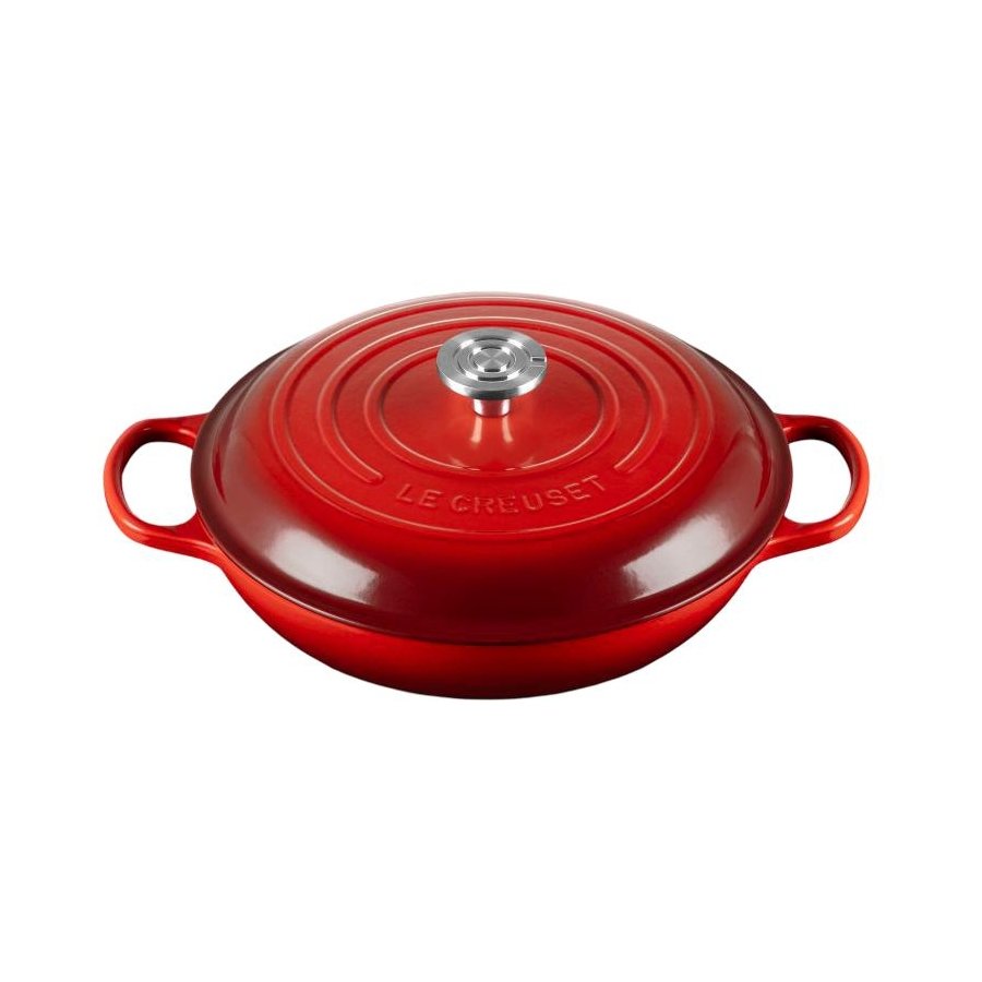 Le Creuset Classic Buffetgryde m. Glasl�g 30 cm/3,5 L, Cerise