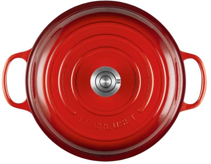 Le Creuset Classic Buffetgryde m. Glasl�g 30 cm/3,5 L, Cerise