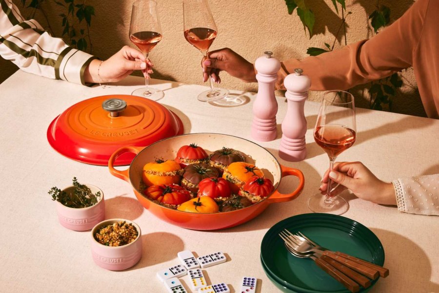 Le Creuset Classic Buffetgryde m. Glasl�g 30 cm/3,5 L, Volcanic