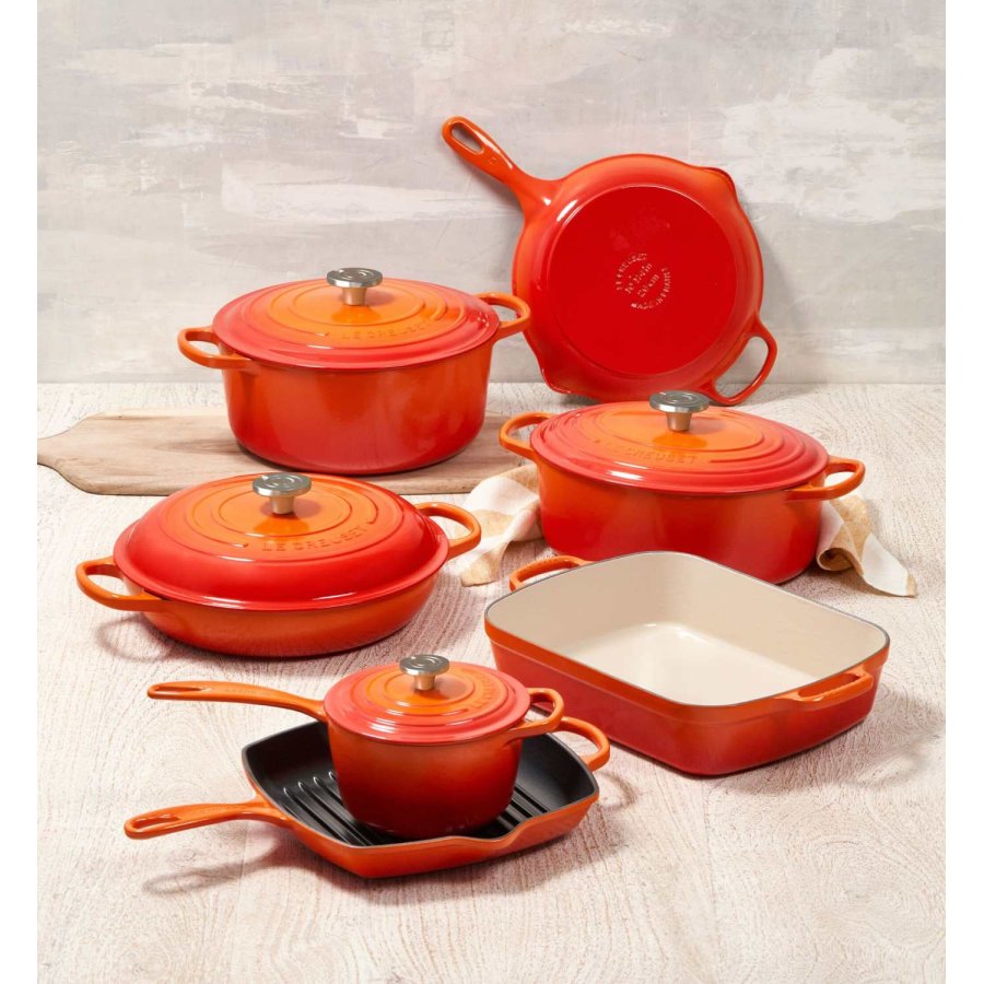 Le Creuset Classic Buffetgryde m. Glasl�g 30 cm/3,5 L, Volcanic