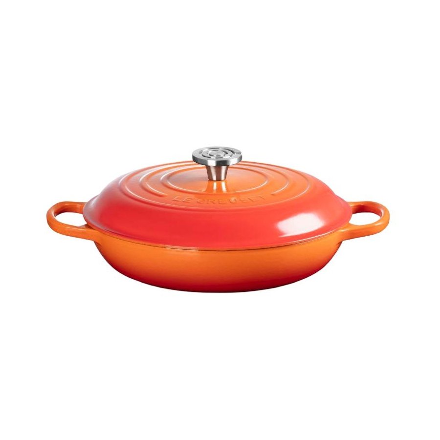 Le Creuset Classic Buffetgryde m. Glasl�g 30 cm/3,5 L, Volcanic