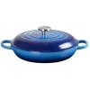 Le Creuset Classic Buffetgryde m. Glasl�g 30 cm/3,5 L, Azure