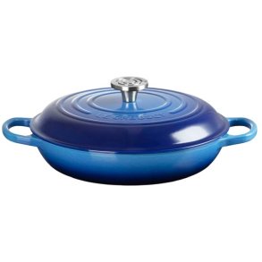 Le Creuset Classic Buffetgryde m. Glasl�g 30 cm/3,5 L, Azure