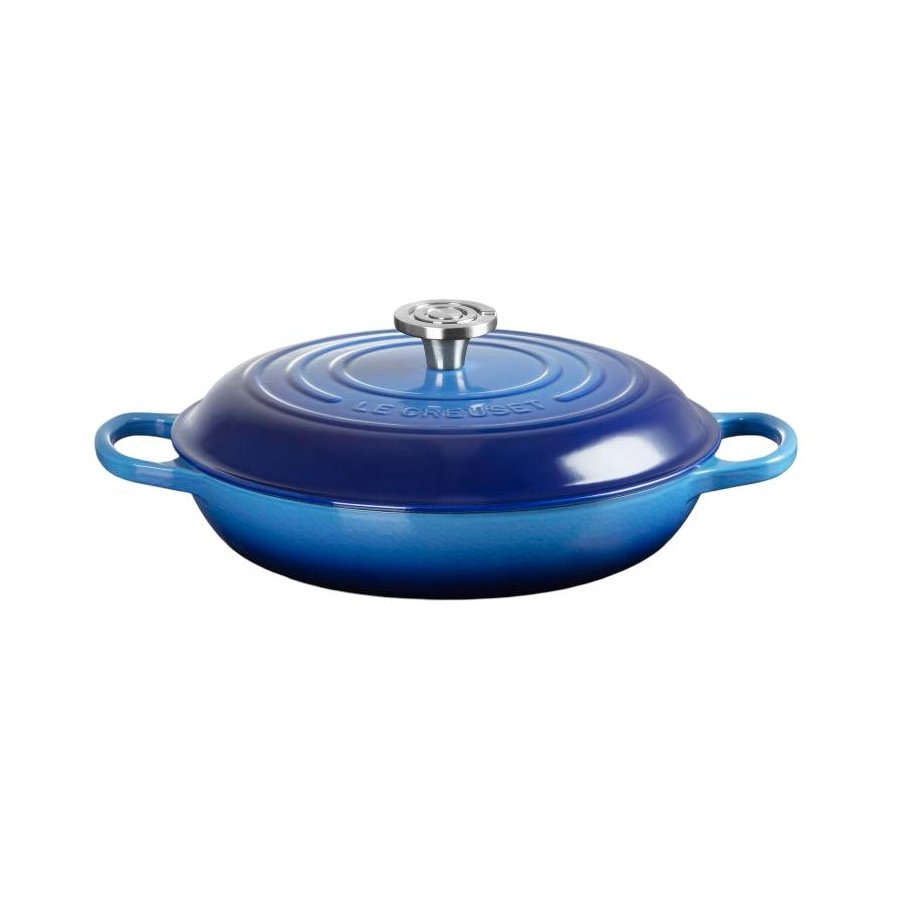 Le Creuset Classic Buffetgryde m. Glasl�g 30 cm/3,5 L, Azure