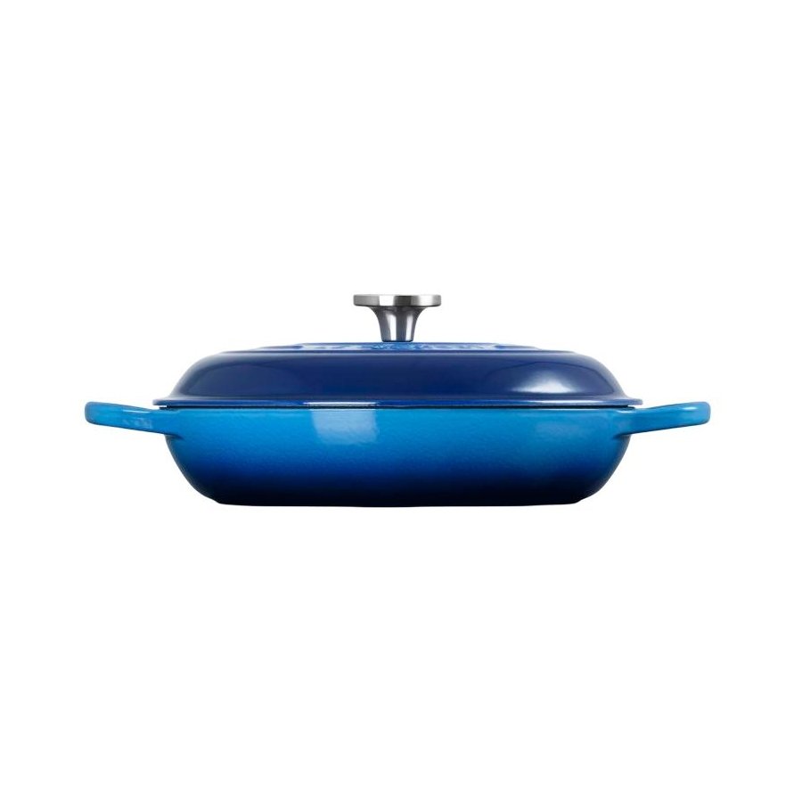 Le Creuset Classic Buffetgryde m. Glasl�g 30 cm/3,5 L, Azure