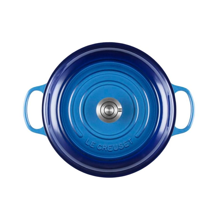 Le Creuset Classic Buffetgryde m. Glasl�g 30 cm/3,5 L, Azure