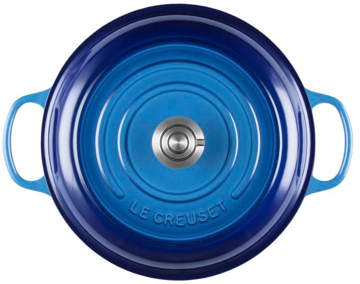 Le Creuset Classic Buffetgryde m. Glasl�g 30 cm/3,5 L, Azure