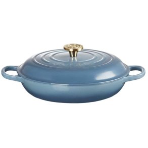 Le Creuset Classic Buffetgryde m. Glasl�g 30 cm/3,5 L, Chambray
