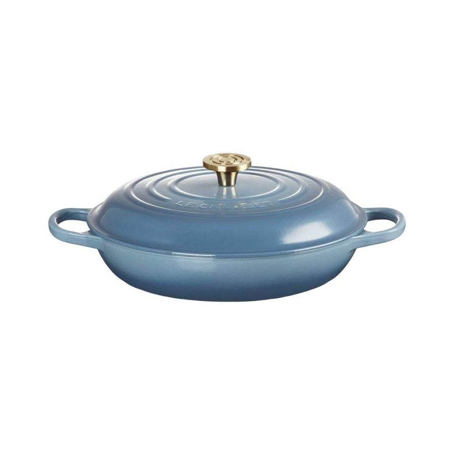 Le Creuset Classic Buffetgryde m. Glasl�g 30 cm/3,5 L, Chambray