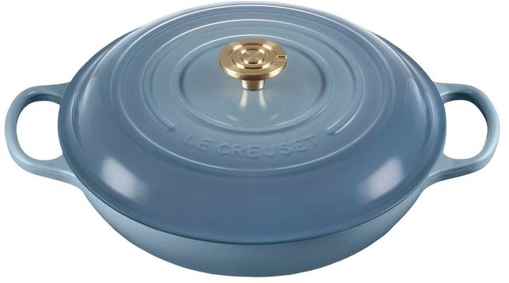 Le Creuset Classic Buffetgryde m. Glasl�g 30 cm/3,5 L, Chambray