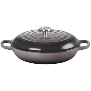 Le Creuset Classic Buffetgryde m. Glasl�g 30 cm/3,5 L, Flint