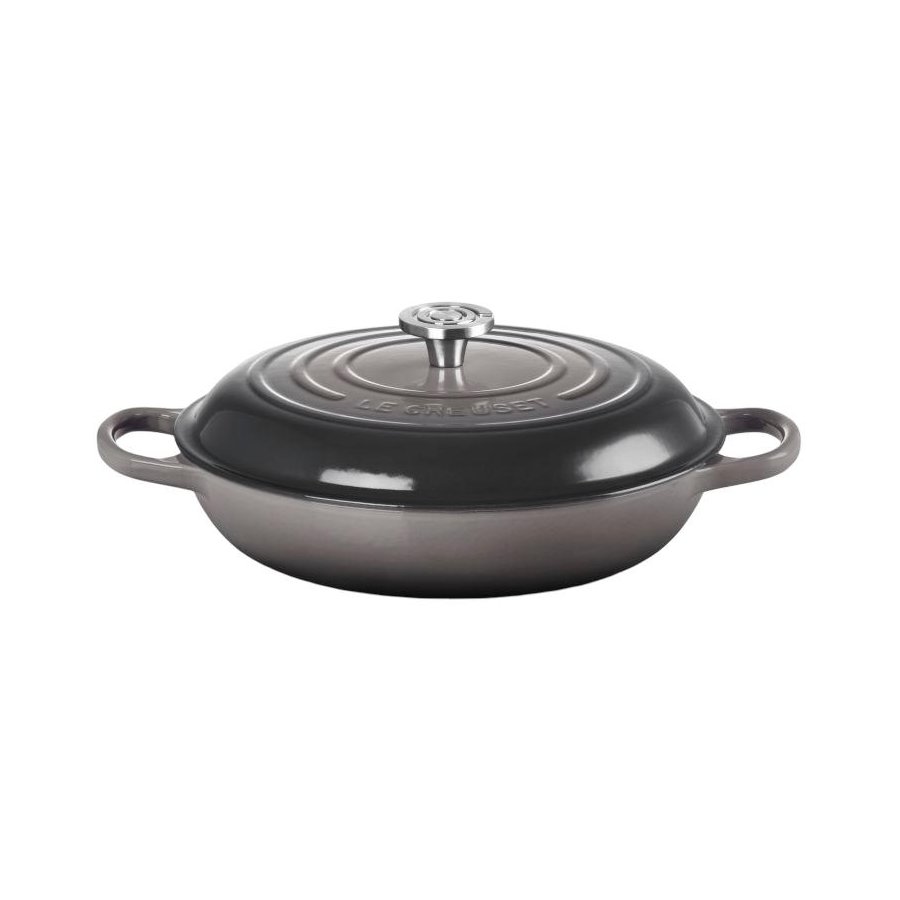 Le Creuset Classic Buffetgryde m. Glasl�g 30 cm/3,5 L, Flint