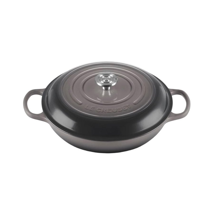 Le Creuset Classic Buffetgryde m. Glasl�g 30 cm/3,5 L, Flint