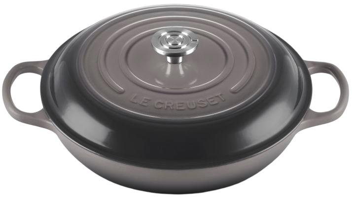 Le Creuset Classic Buffetgryde m. Glasl�g 30 cm/3,5 L, Flint