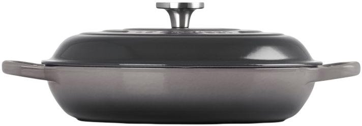Le Creuset Classic Buffetgryde m. Glasl�g 30 cm/3,5 L, Flint