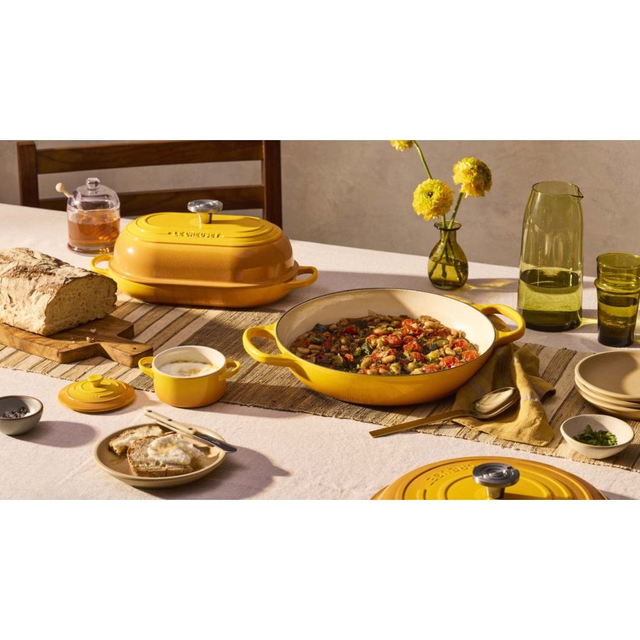 Le Creuset Classic Buffetgryde m. Glasl�g 30 cm/3,5 L, Nectar