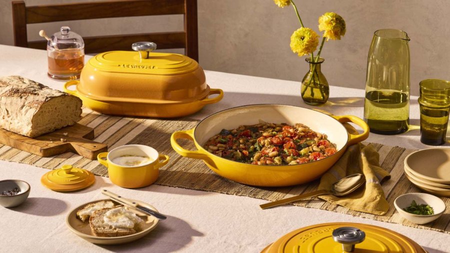 Le Creuset Classic Buffetgryde m. Glasl�g 30 cm/3,5 L, Nectar