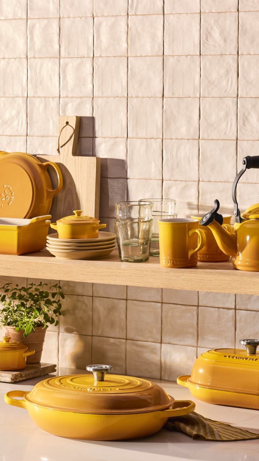 Le Creuset Classic Buffetgryde m. Glasl�g 30 cm/3,5 L, Nectar