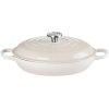 Le Creuset Classic Buffetgryde m. Glasl�g 30 cm/3,5 L, Meringue